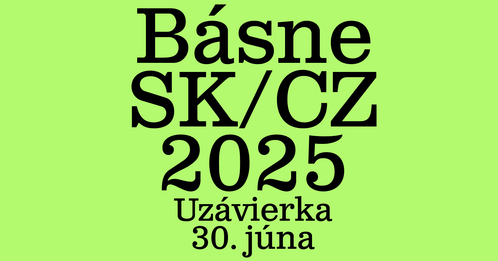 Súťaž básne 2025
