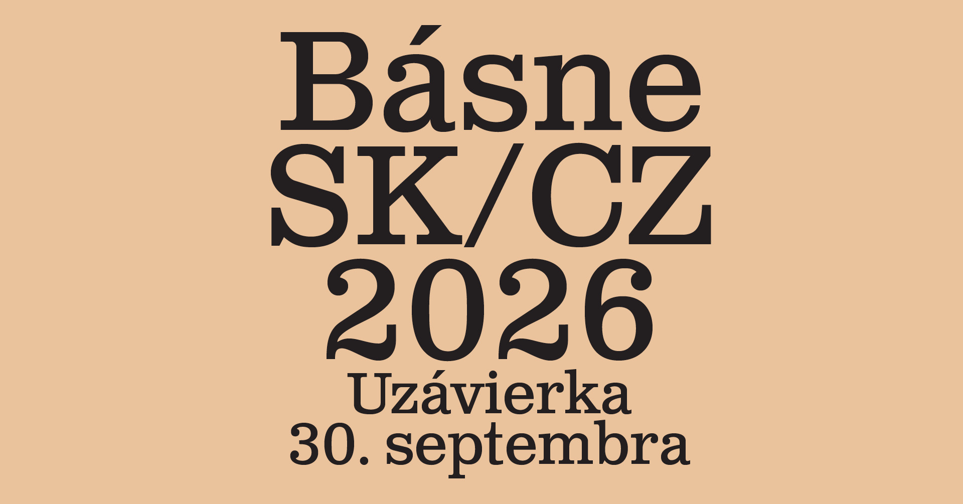 Súťaž básne 2026