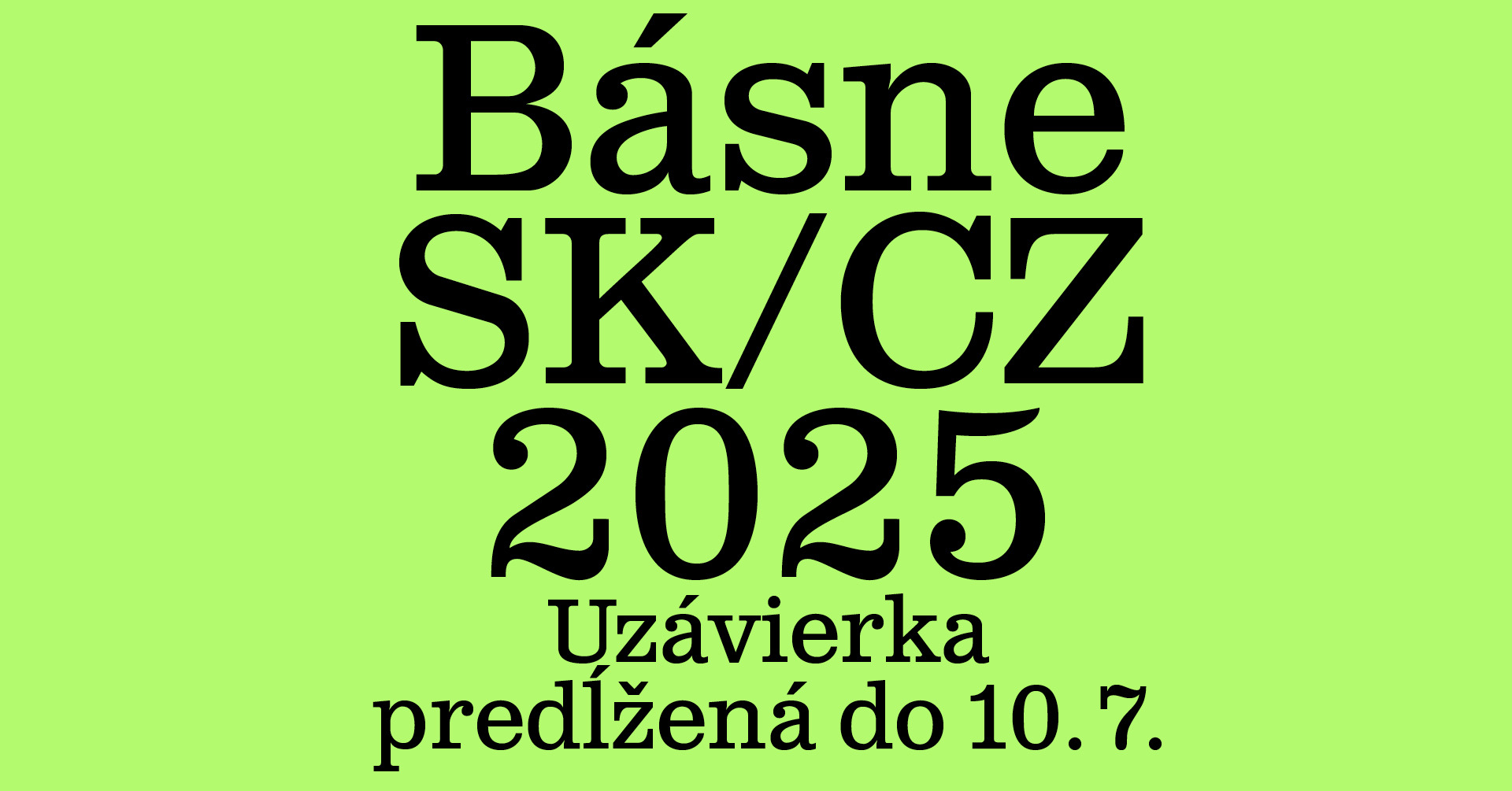Súťaž básne 2025